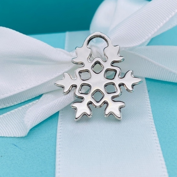 Tiffany & Co. Sterling Silver Snowflake Charm Retired with box - Picture 5 of 10